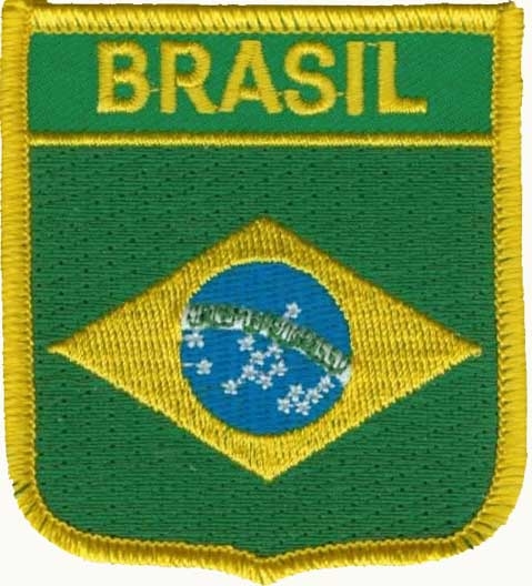 Brasilien Wappenaufnäher / Patch