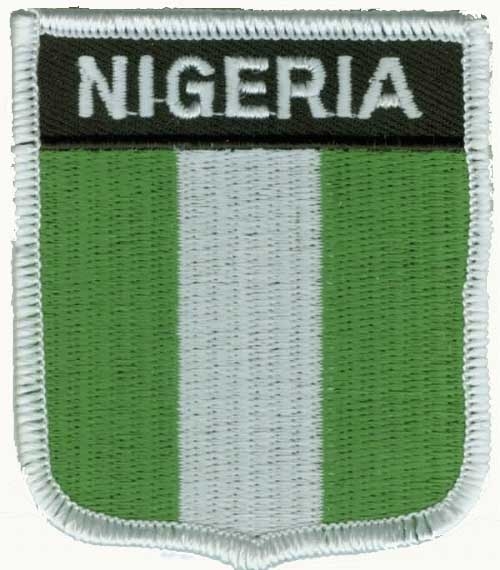 Nigeria Wappenaufnäher / Patch