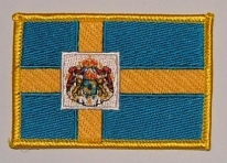 Schweden Royal Aufnäher / Patch 8 x 5 cm (F)