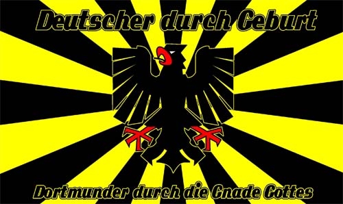 Dortmunder durch die Gnade Gottes Flagge 90x150 cm