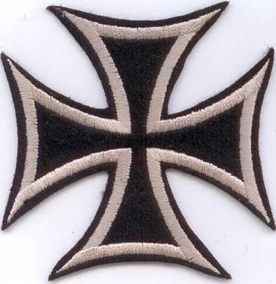 Eisernes Kreuz Aufnäher / Patch (8,3 x 8,3 cm)
