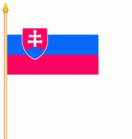 Slowakei Stockflagge 30x40 cm Abverkauf