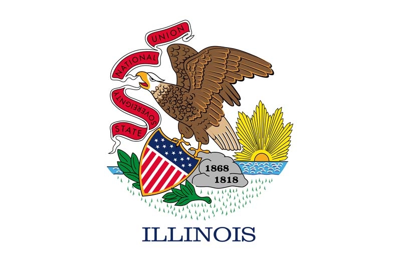 Illinois Flagge 90x150 cm