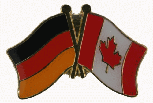 Deutschland / Kanada Freundschaftspin