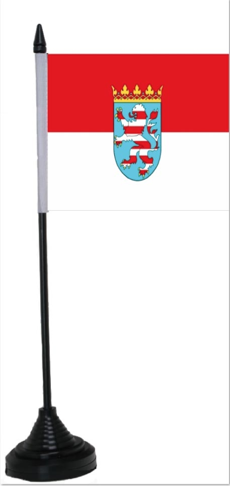 Hessen Tischflagge 10x15 cm
