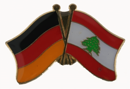 Deutschland / Libanon Freundschaftspin