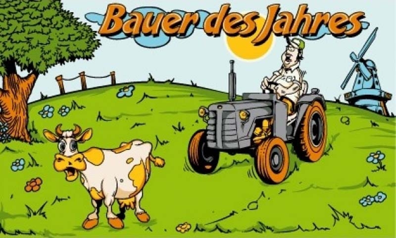 Bauer des Jahres Flagge 90x150 cm