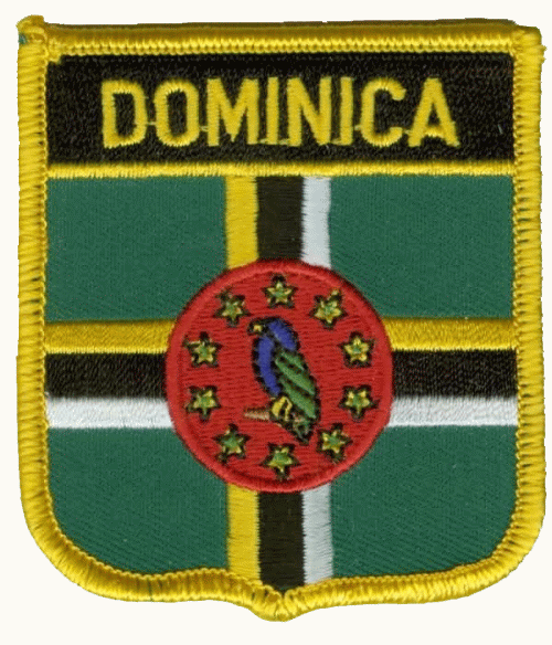 Dominica Wappenaufnäher / Patch