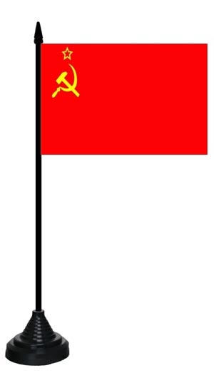 UdSSR Sowjetunion Tischflagge 10x15 cm