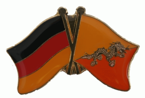 Deutschland / Bhutan Freundschaftspin