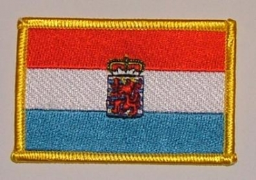 Luxemburg mit Wappen Aufnäher / Patch 8 x 5 cm