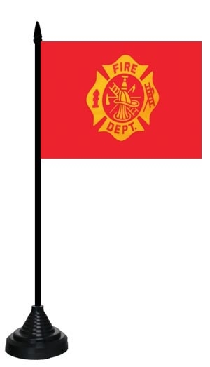 Feuerwehr Fire Department (US) Tischflagge 10x15 cm
