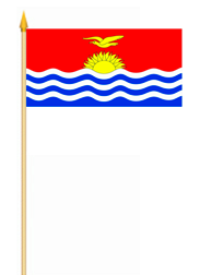 Kiribati Stockflagge 30x45 cm