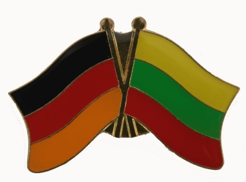 Deutschland / Litauen Freundschaftspin