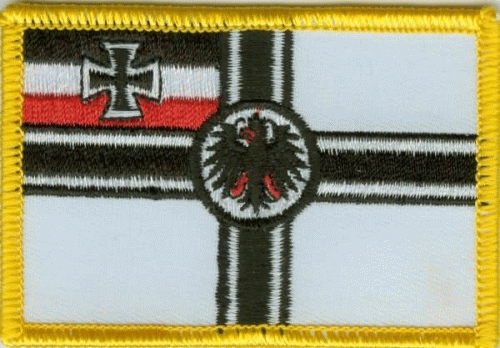 Kaiserliche Marine, RKF, Reichskriegsflagge Aufnäher / Patch