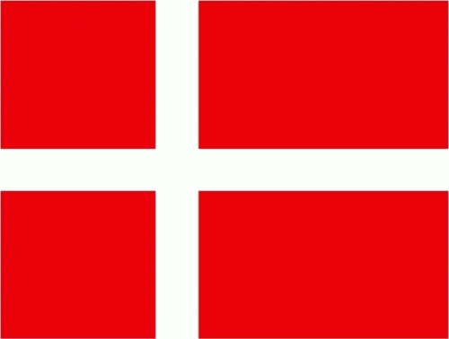 Dänemark Flagge 150x250 cm mit 2 Ösen