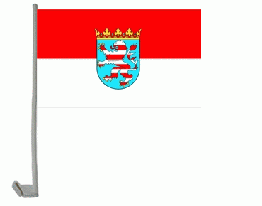 Hessen Autoflagge 30x40 cm
