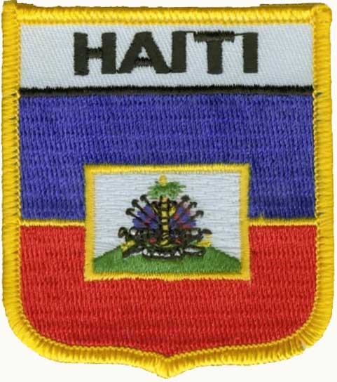 Haiti Wappenaufnäher / Patch