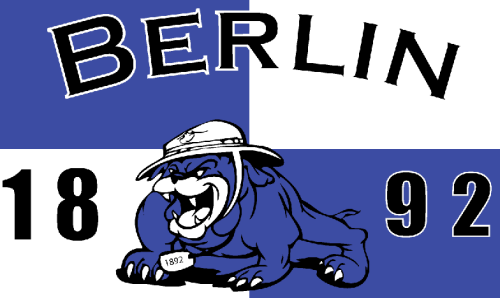 Berlin Bulldogge Flagge 90x150 cm
