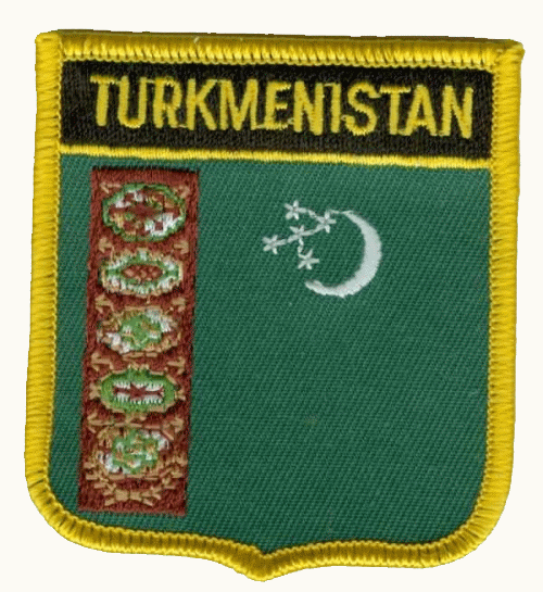 Turkmenistan Wappenaufnäher / Patch