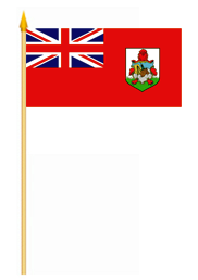 Bermuda Stockflagge 30x45 cm