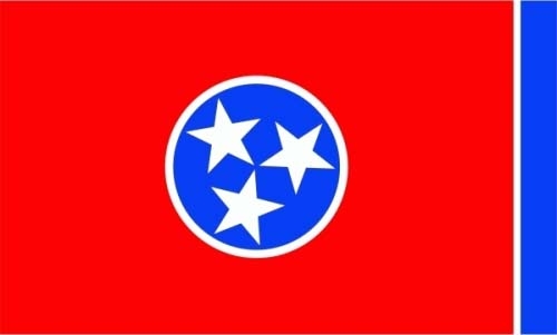 Tennessee Bootsflagge 30x45 cm