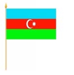 Aserbaidschan Stockflagge 30x45 cm