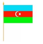 Aserbaidschan Stockflagge 30x45 cm