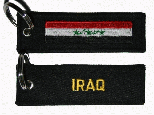 Irak Flagge , irakische Flagge , Irak Fahne auf