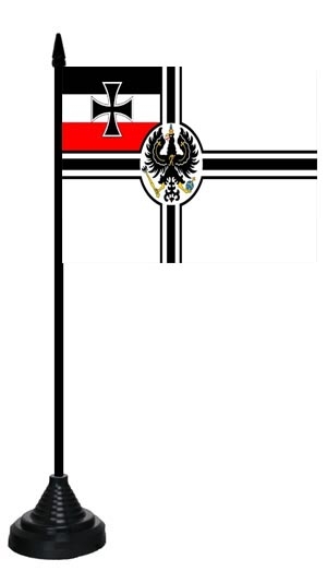 Kaiserliche Marine, RKF, Reichskriegsflagge Tischflagge 10x15 cm