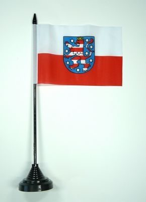 Thüringen Tischflagge 10x15 cm