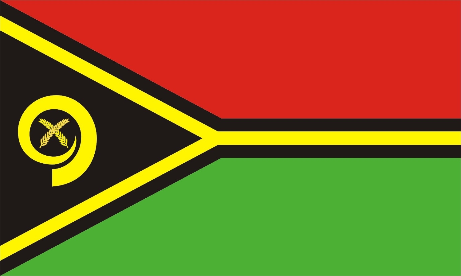 Vanuatu Flagge 60x90 cm