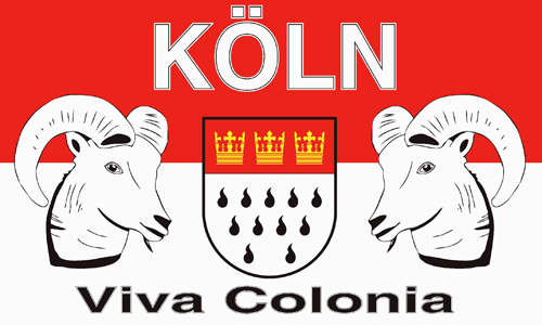 Köln Viva Colonia Flagge 90x150 cm