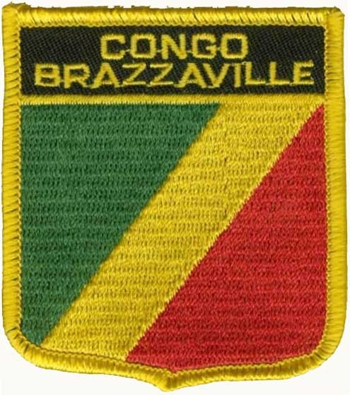 Kongo Brazaville Wappenaufnäher / Patch