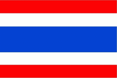 Thailand Bootsflagge 30x40 cm