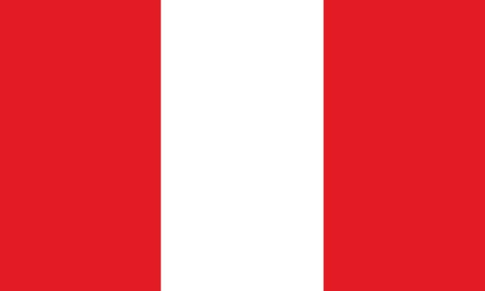 Peru ohne Wappen Flagge 90x150 cm