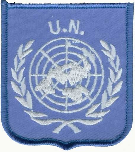 UNO Vereinte Nationen Wappenaufnäher / Patch