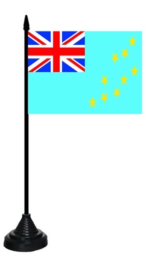 Tuvalu Tischflagge 10x15 cm
