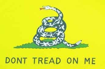 Gadsen Don't tread on me Flagge 90x150 cm