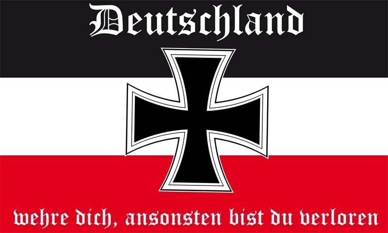 DR- Deutschland wehre dich Flagge 60x90 cm