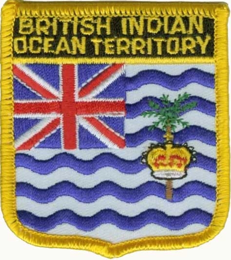 British Indien Territorium Wappenaufnäher / Patch