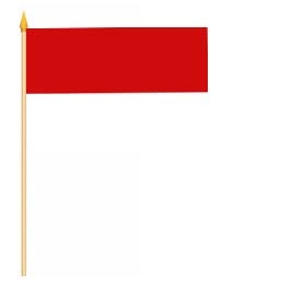 Indonesien Stockflagge 30x45 cm