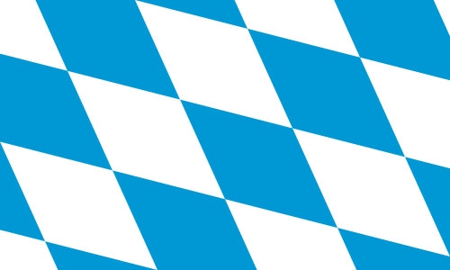 Bayern große Rauten Flagge 60x90 cm