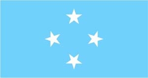 Mikronesien Flagge 60x90 cm