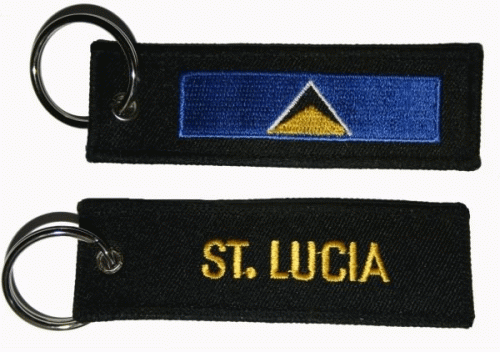 St. Lucia Schlüsselanhänger