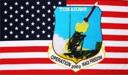 USA Tomahawk (Operation Iraki Freedom) Flagge 90x150 cm Abverkauf