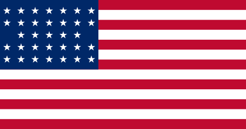 USA 33 Sterne (1859-1861) UNION CIVIL WAR Flagge 90x150 cm Abverkauf