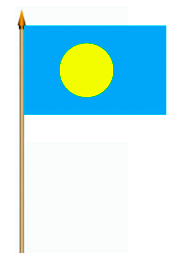 Palau Stockflagge 30x45 cm