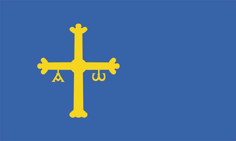 Asturien Flagge 90x150 cm