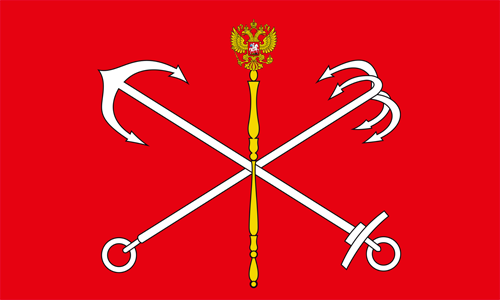 St. Petersburg Flagge 90x150 cm Premiumqualität